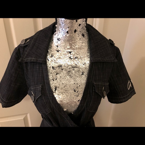 Dark Denim Dress by GRIFFLIN, Paris - Picture 7 of 10